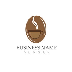 coffee bean icon vector