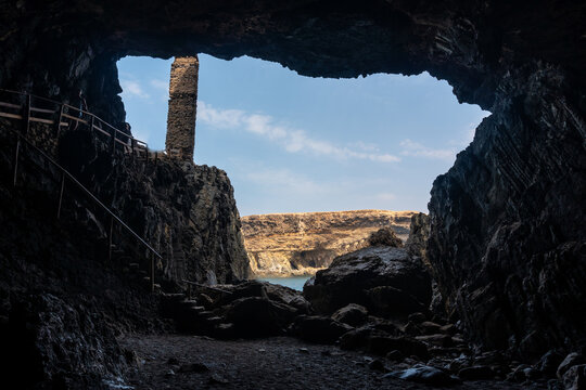 Cuevas de Ajuy, Pajara, west coast of the island of Fuerteventura, Canary Islands. Spain