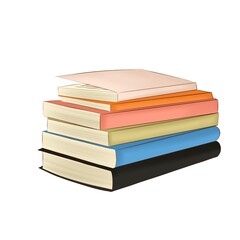 stack of books