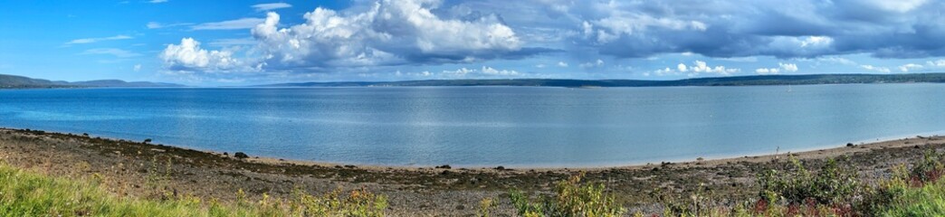 Watery landscape on a sunny day