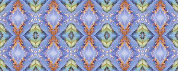 Ink Motif.  Abstract Painting. Endless Tiled