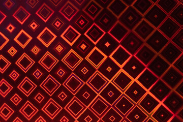 赤と黒の菱形模様