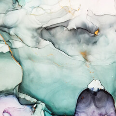 Naklejka premium Grunge Backdrop. Vibrant Navy Splash. Multilayer
