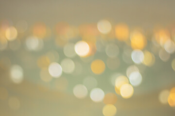 夜の街のボケた写真