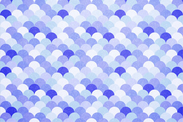 Scales pattern with spangle pattern. Glittery scaled texture background.