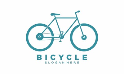 Simple bicycle vector logo