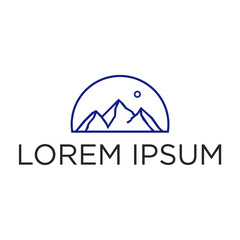 Mountain logo design