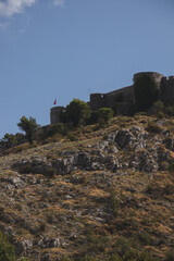 Fototapeta na wymiar Shkoder, Albania. Natural landscape. View of the Rozafa fortress