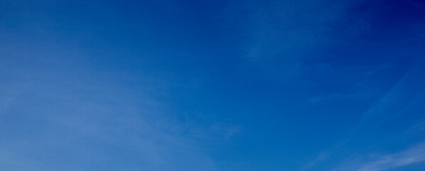 Abstract image of blurred sky. Blue sky background