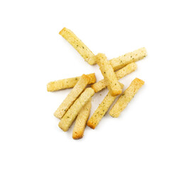 Crunchy Croutons, Bruschetta Crackers, Rusks or Small Fried Bread