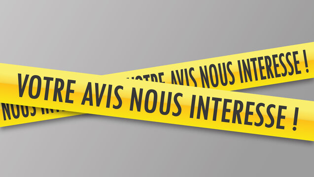 Logo votre avis nous int&eacute;resse.