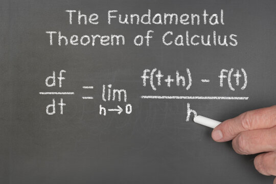 Calculus formula on blackboard