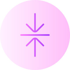 center align gradient icon