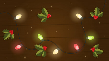 christmas tree lights background,christmas background with holly and berries, Christmas background with lights, christmas lights, christmas picture with glowing garland