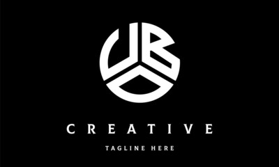 UBO circle three letter logo