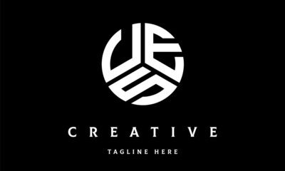 UES circle three letter logo