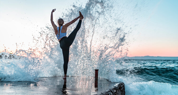 ein durch Yoga gest&auml;rkter Geist trotzt auch Naturgewalten