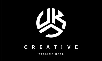 UKJ circle three letter logo