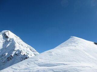 Amazing view of Swiss Alps, Jungfrau mountain