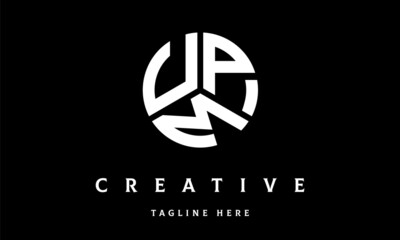UPM circle three letter logo