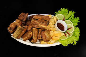 Restaurant, delicious, tasty, portion, fries