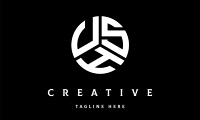 USH circle three letter logo