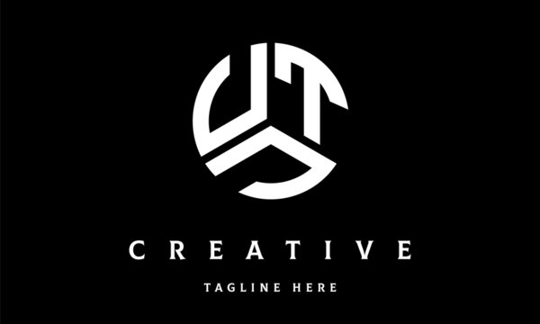 UTJ circle three letter logo