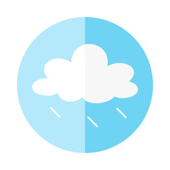Weather icons for print, web or mobile app. Сolored weather icons. All icons for weather with sample usage. 