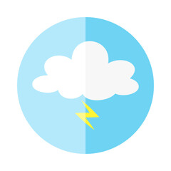 Weather icons for print, web or mobile app. Сolored weather icons. All icons for weather with sample usage. 