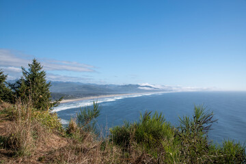 Coast Line with Cliffs Landscape