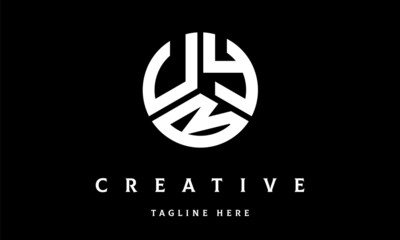 UYB circle three letter logo