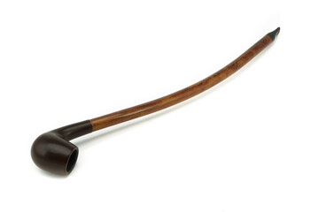 Long pipe on white