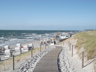 The beach at Markgrafenheide, Mecklenburg-Western Pomerania, Germany