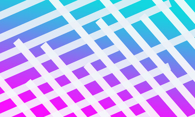 blue to purple gradient background with slanted checkerboard