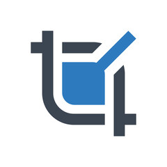 Crop tool icon