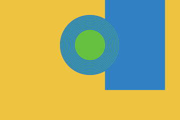 Simple colorful geometry&nbsp; style background.Vector illustration.