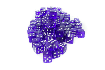 dice, pile of dice, purple, gaming, games, gambling, pile, board games