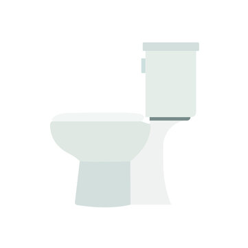 Toilet bathroom vector emoji illustration