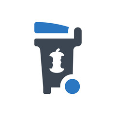 Garbage composting icon