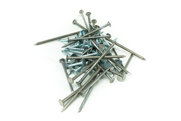 Isolated photo of a pile of nails