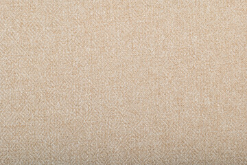 Fototapeta na wymiar colored beige light texture of fabric for upholstery of sofas and furniture