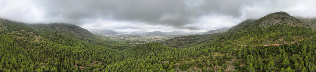 A rainy day in Coll de Rates