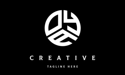 OYA circle three letter logo	