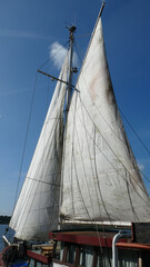 Fototapeta premium Leinensegel