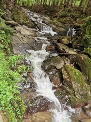 Wodospad na potoku Hulski