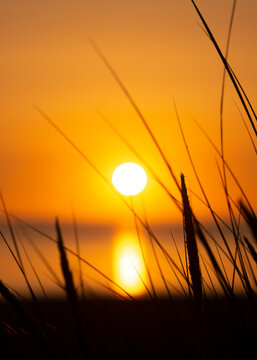 Sunset on Instow Beach - Instow, Devon, UK