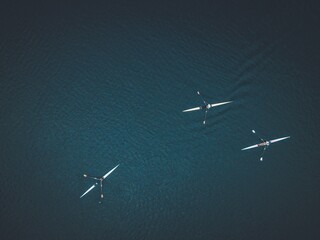 Kayak Views Drone Trakai Lithuania