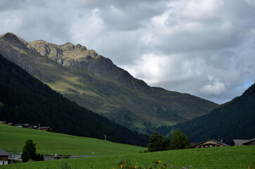 High mountains in Val Casies