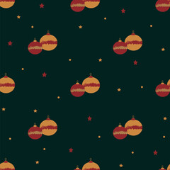 Vector set of seamless Christmas patterns and backgrounds.