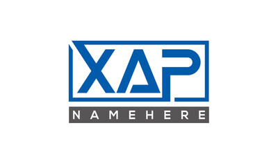 XAP creative three letters logo